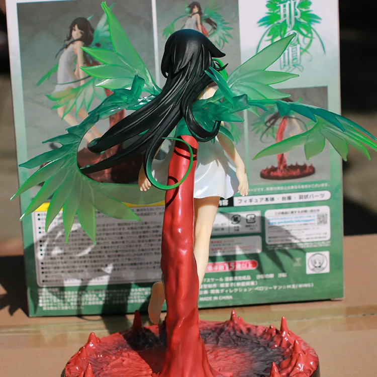 Figure 26cm Statue Toy No Box Anime Song of Saya Green Wings Angel Girl Ver